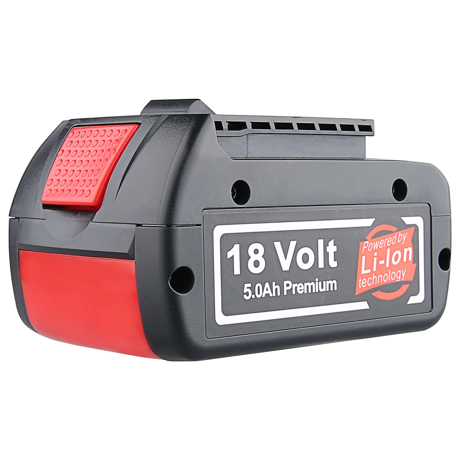 4 Pack For 18V 5Ah  Bosch BAT610G Battery Replacement & For Bosch AL1820CV 14.4V -18V 3A Lithium Ion Replacement Battery Charger - Image 6