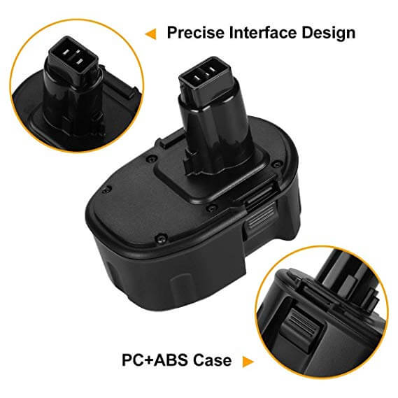 For Dewalt 14.4V Battery 4.8Ah Replacement | DC9091 Ni-MH Battery - Image 3