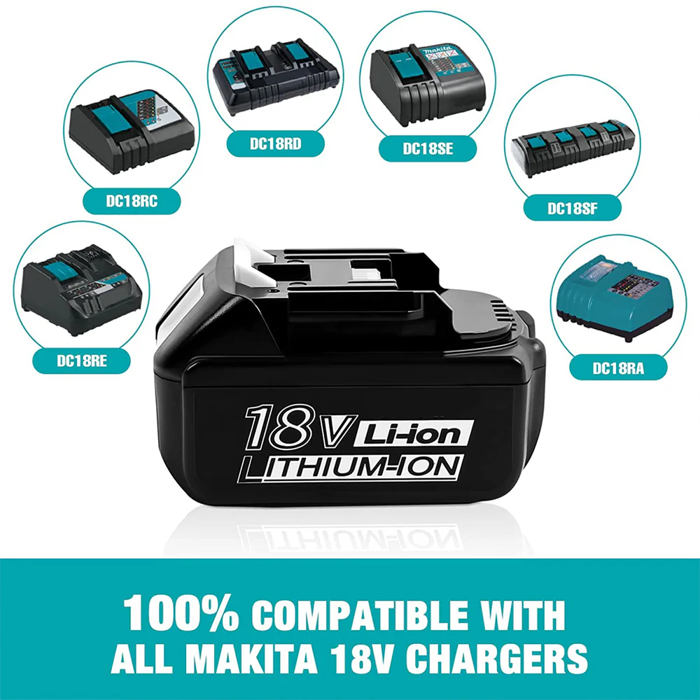 For Makita 18V Battery 5Ah Replacement | BL1850 Li-ion Batteries 4 Pack - Image 3
