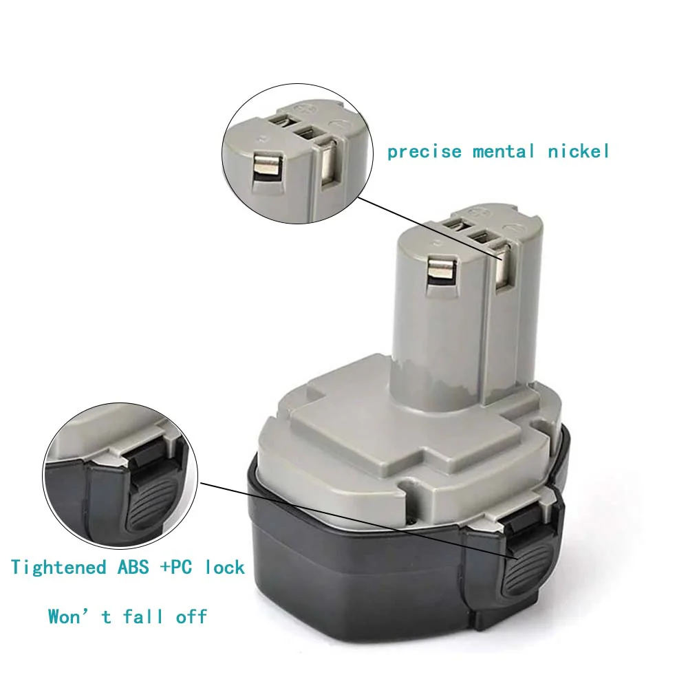 For Makita Battery 18V 4.8Ah Replacement | PA18 Ni-Mh Batteries 3 pack - Image 3